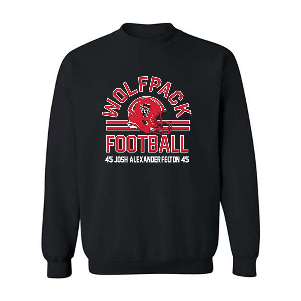 NC State - NCAA Football : Josh Alexander-Felton - Crewneck Sweatshirt