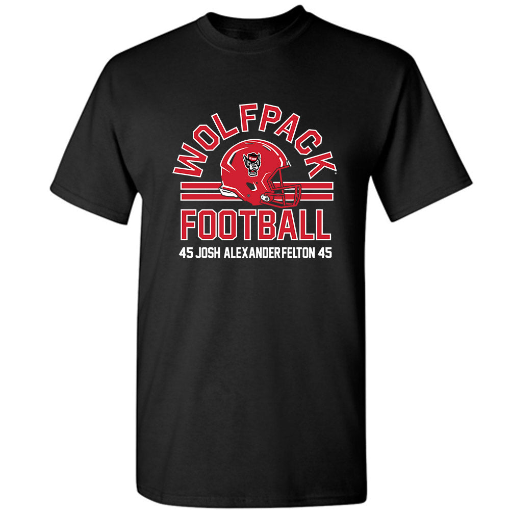 NC State - NCAA Football : Josh Alexander-Felton - T-Shirt