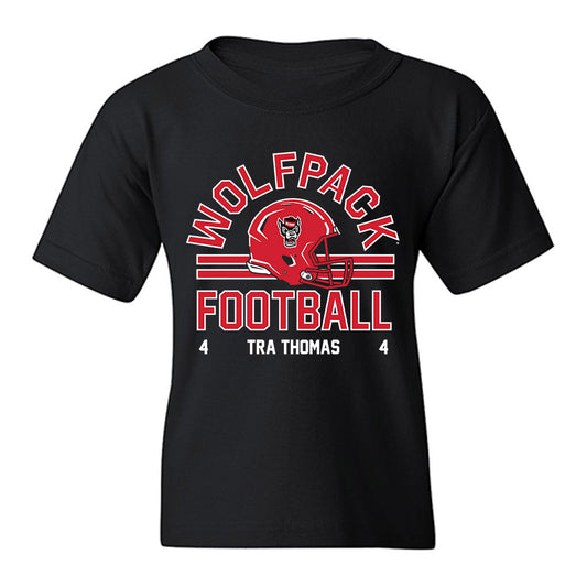 NC State - NCAA Football : Tra Thomas - Classic Fashion Shersey Youth T-Shirt-0