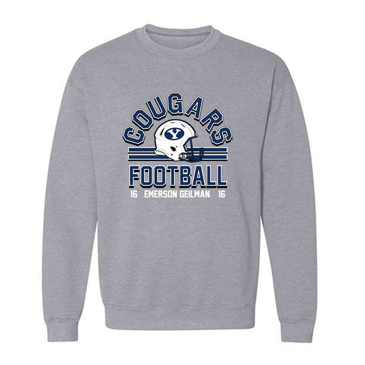 BYU - NCAA Football : Emerson Geilman - Crewneck Sweatshirt-0