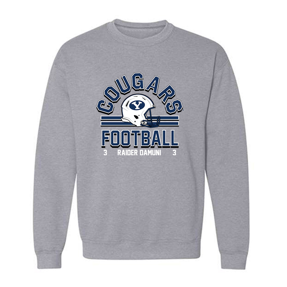 BYU - NCAA Football : Raider Damuni - Crewneck Sweatshirt