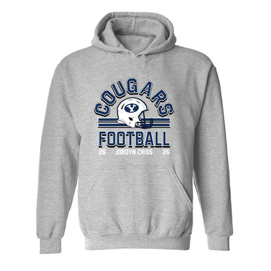 BYU - NCAA Football : Jordyn Criss - Hooded Sweatshirt-0