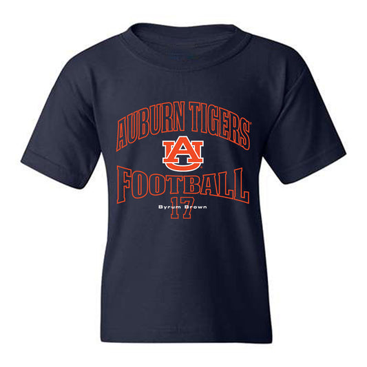 Auburn - NCAA Football : Byrum Brown - Youth T-Shirt-0
