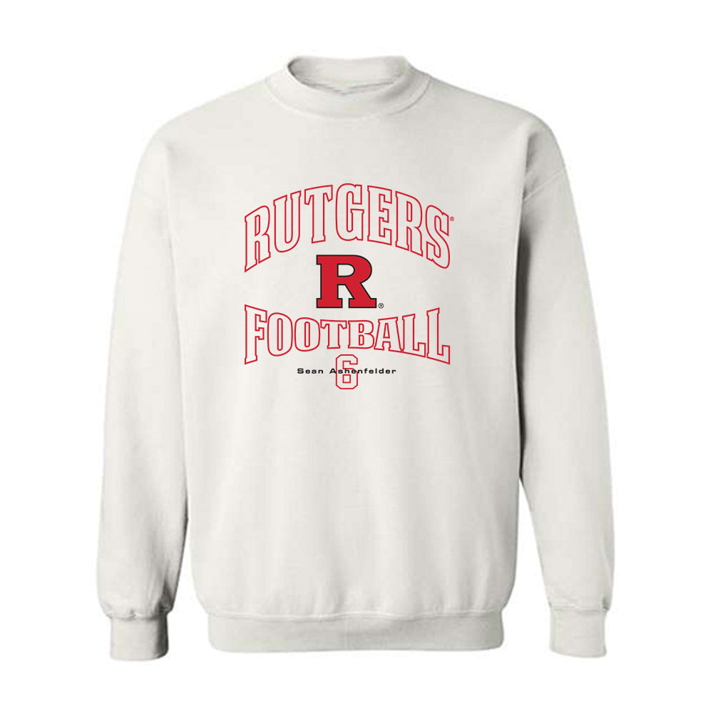 Rutgers - NCAA Football : Sean Ashenfelder - Classic Fashion Shersey Crewneck Sweatshirt-0