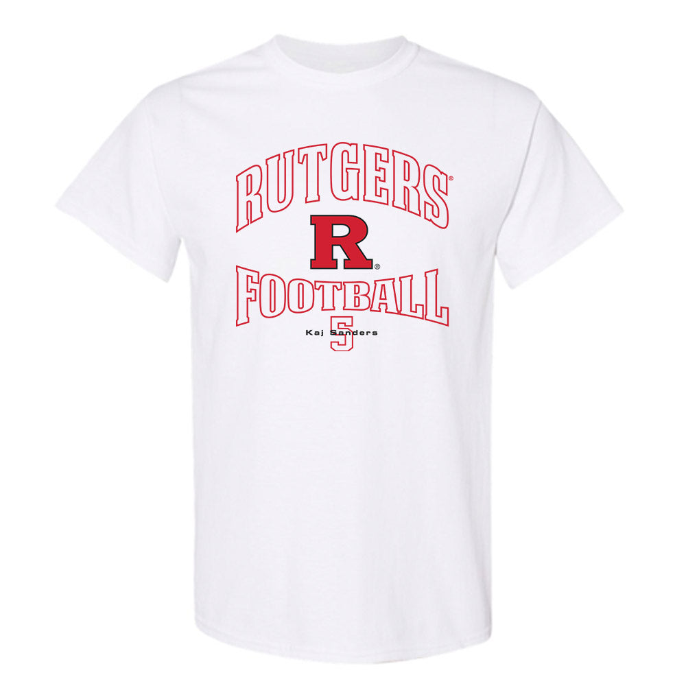 Rutgers - NCAA Football : Kaj Sanders - T-Shirt
