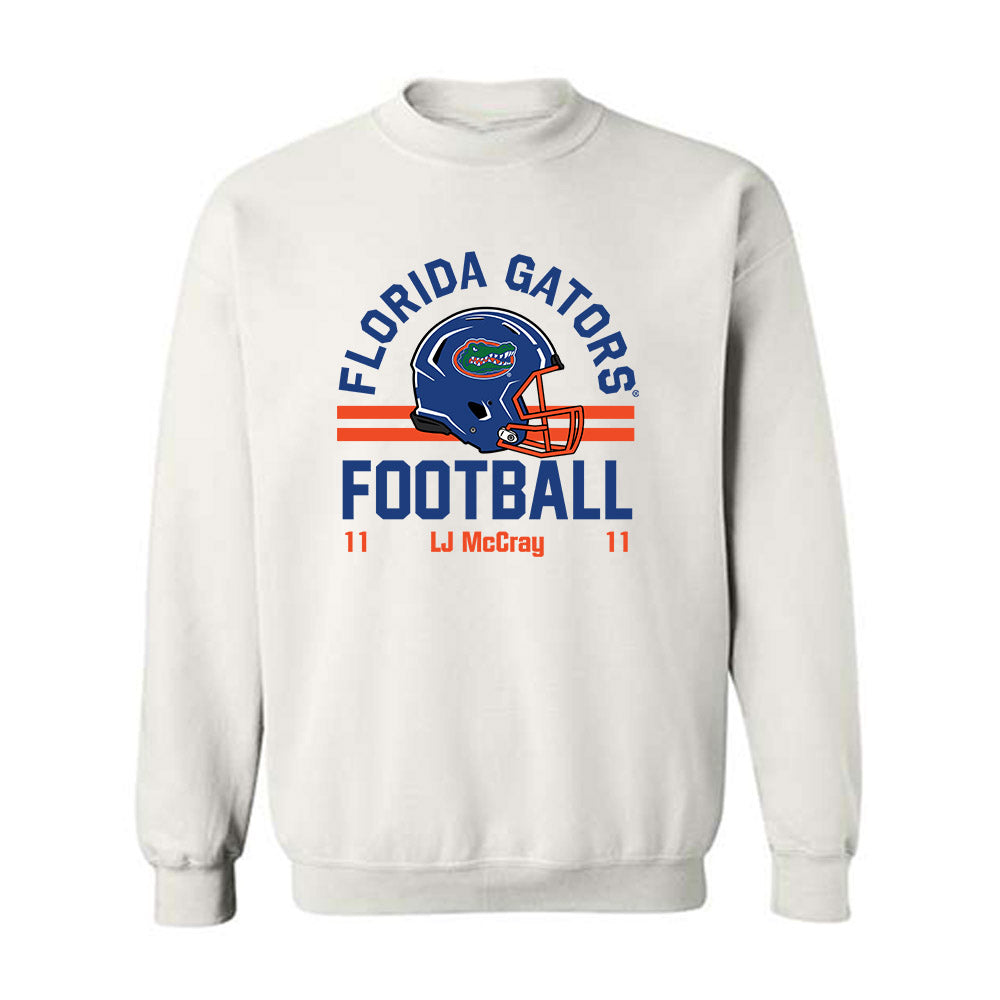 Florida - NCAA Football : LJ McCray - Classic Fashion Shersey Crewneck Sweatshirt-0