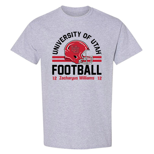 Utah - NCAA Football : Zacharyus Williams - Classic Fashion Shersey T-Shirt