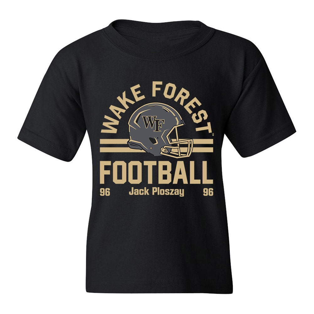 Wake Forest - NCAA Football : Jack Ploszay - Youth T-Shirt