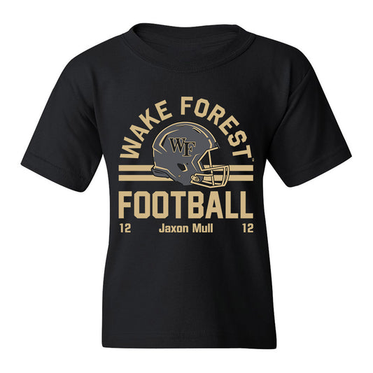 Wake Forest - NCAA Football : Jaxon Mull - Youth T-Shirt