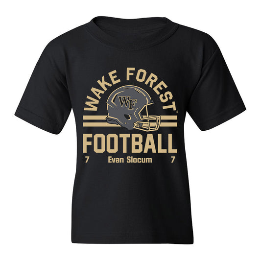 Wake Forest - NCAA Football : Evan Slocum - Youth T-Shirt Classic Fashion Shersey