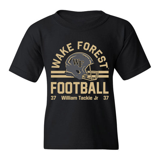 Wake Forest - NCAA Football : William Tackie Jr - Youth T-Shirt