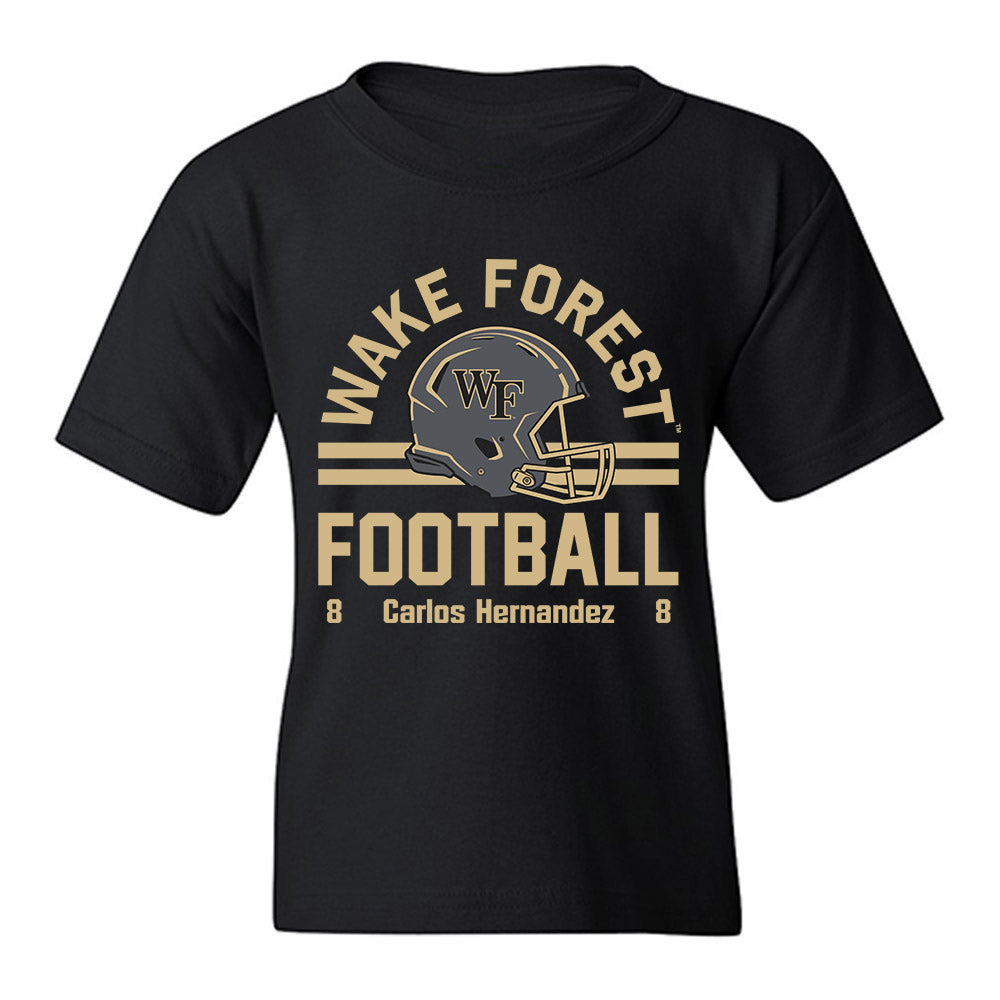Wake Forest - NCAA Football : Carlos Hernandez - Classic Fashion Shersey Youth T-Shirt-0