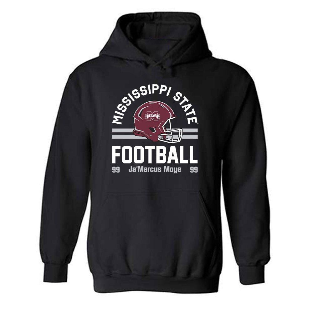 Mississippi State - NCAA Football : Ja'Marcus Moye - Fashion Shersey Hooded Sweatshirt-0