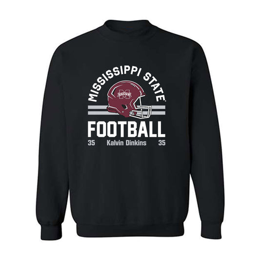 Mississippi State - NCAA Football : Kalvin Dinkins - Fashion Shersey Crewneck Sweatshirt