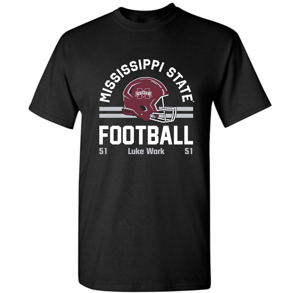 Mississippi State - NCAA Football : Luke Work - Fashion Shersey T-Shirt-0