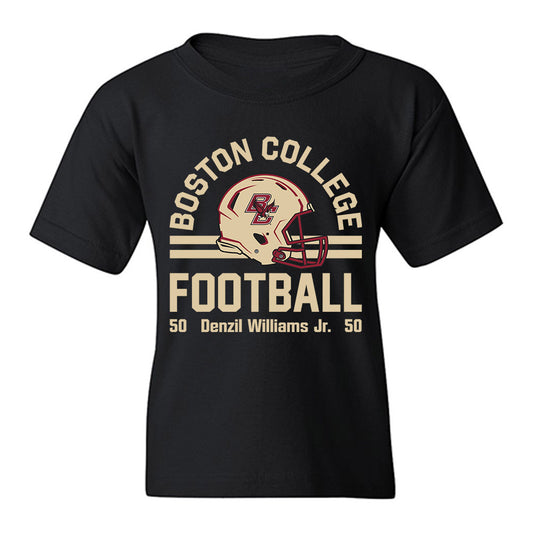 Boston College - NCAA Football : Denzil Williams Jr. - Fashion Shersey Youth T-Shirt-0