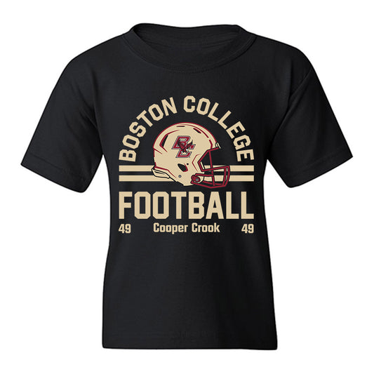 Boston College - NCAA Football : Cooper Crook - Fashion Shersey Youth T-Shirt-0