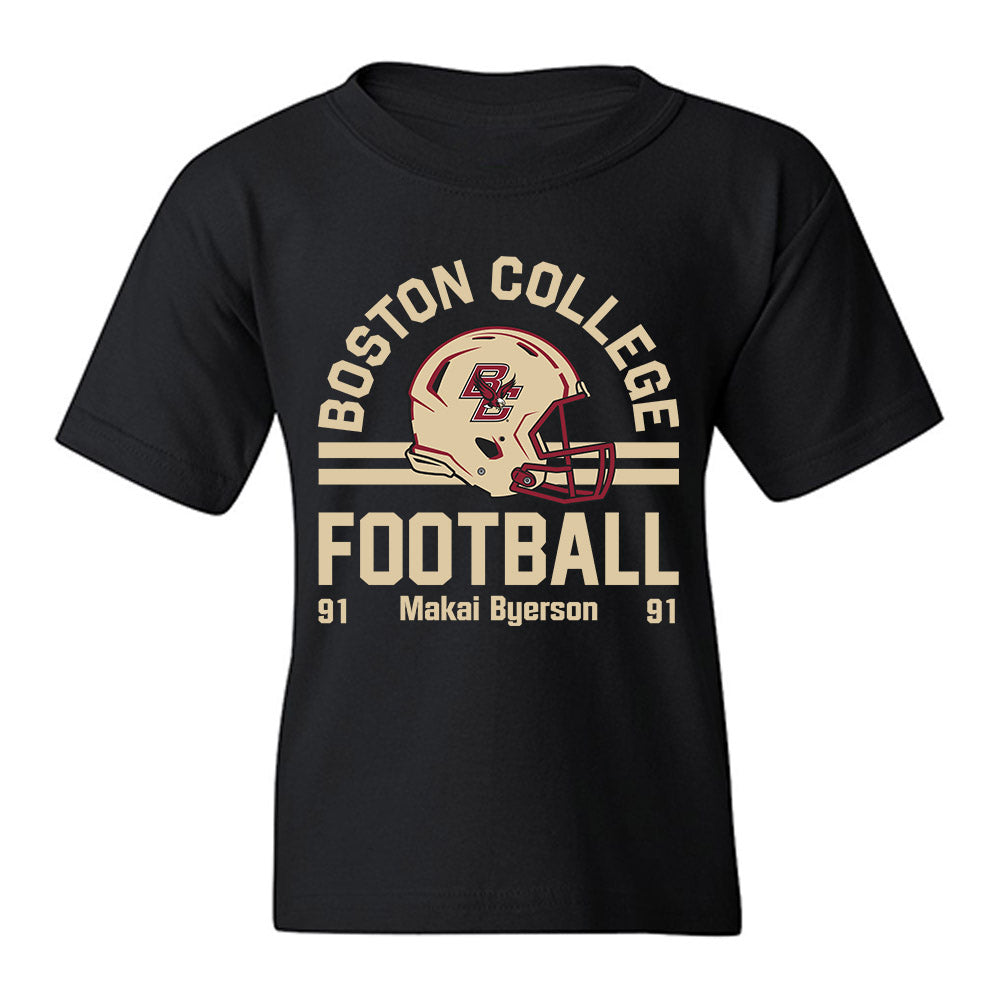 Boston College - NCAA Football : Makai Byerson - Fashion Shersey Youth T-Shirt-0