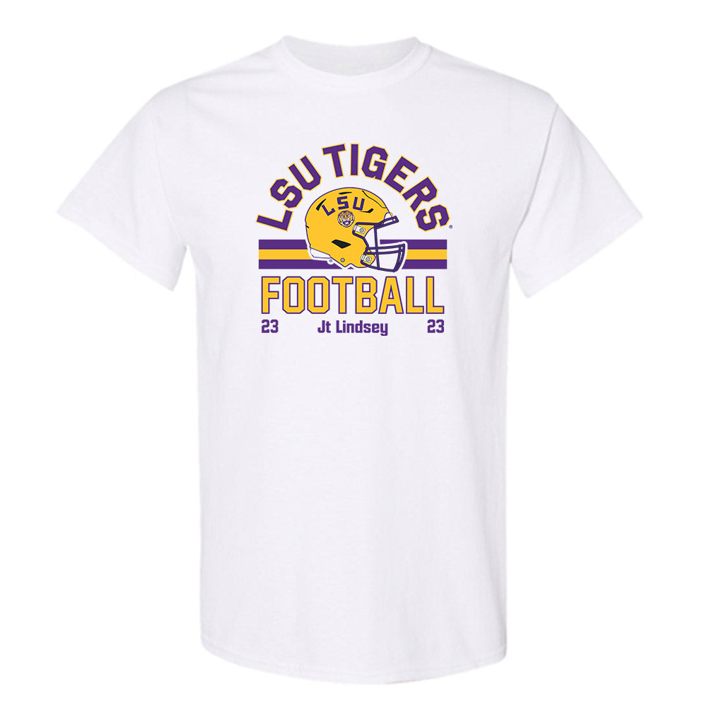 LSU - NCAA Football : Jt Lindsey - Classic Fashion Shersey T-Shirt-0