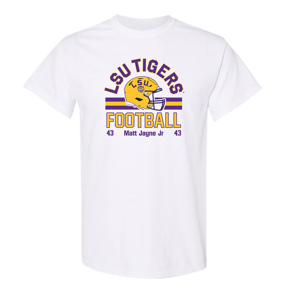 LSU - NCAA Football : Matt Jayne Jr - Classic Fashion Shersey T-Shirt