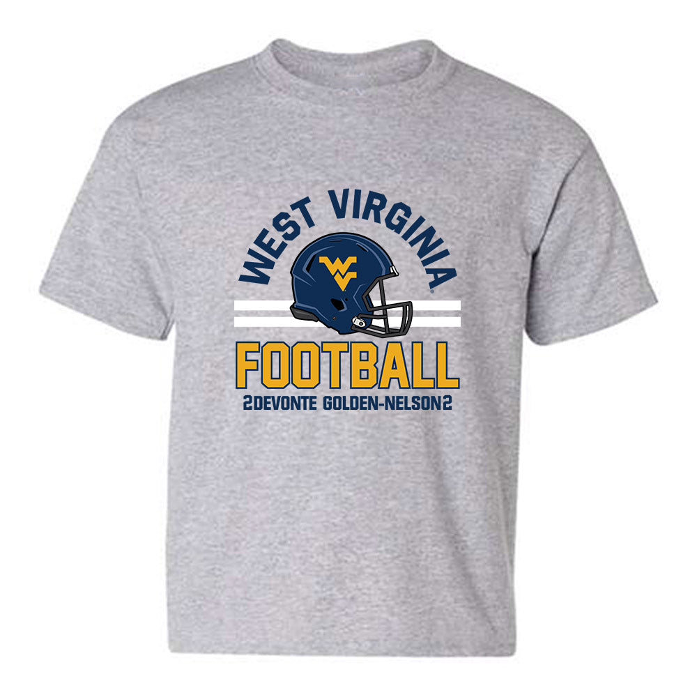 West Virginia - NCAA Football : Devonte Golden-Nelson - Classic Fashion Shersey Youth T-Shirt-0