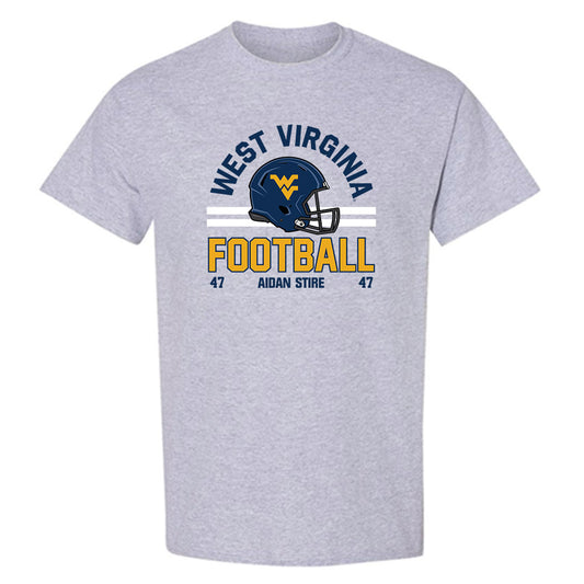 West Virginia - NCAA Football : Aidan Stire - Classic Fashion Shersey T-Shirt-0