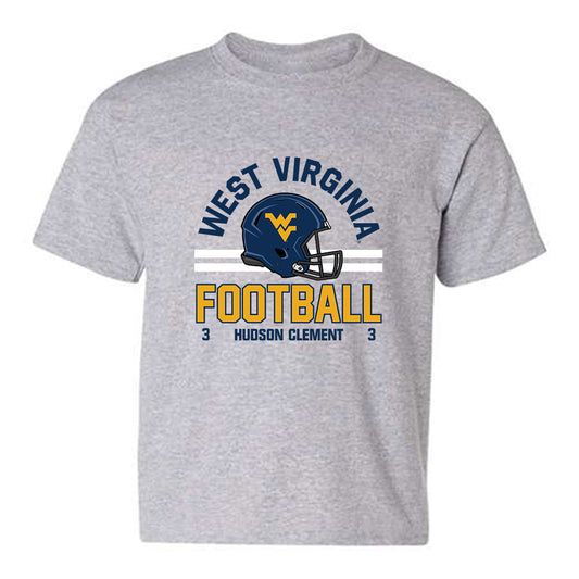 West Virginia - NCAA Football : Hudson Clement - Classic Fashion Shersey Youth T-Shirt-0