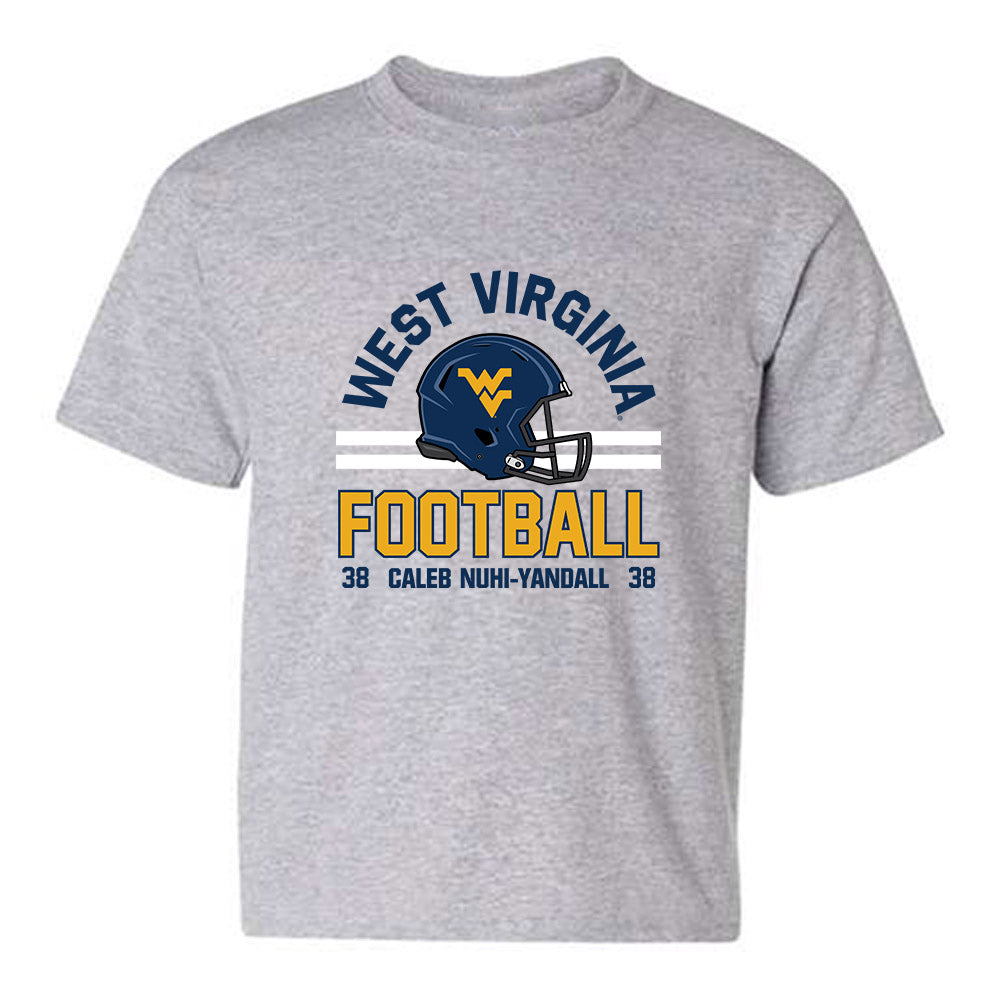 West Virginia - NCAA Football : Caleb Nuhi-Yandall - Classic Fashion Shersey Youth T-Shirt-0