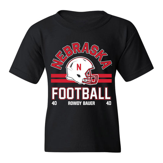 Nebraska - NCAA Football : Rowdy Bauer - Youth T-Shirt