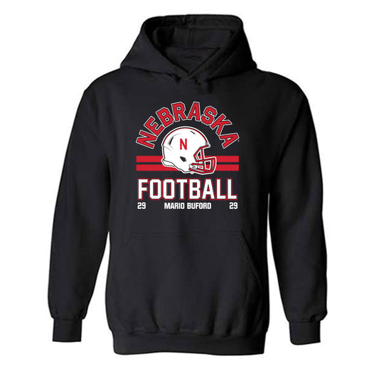 Nebraska - NCAA Football : Mario Buford - Hooded Sweatshirt