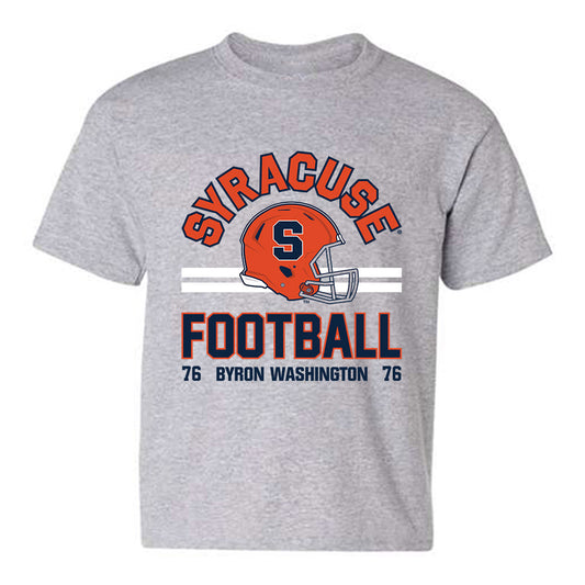 Syracuse - NCAA Football : Byron Washington - Classic Fashion Shersey Youth T-Shirt-0