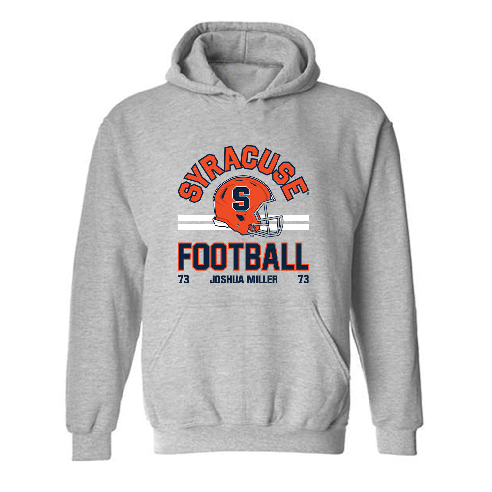 Syracuse - NCAA Football : Joshua Miller - Sport Shersey Hooded Sweatshirt-0