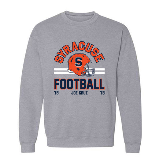 Syracuse - NCAA Football : Joe Cruz - Sport Shersey Crewneck Sweatshirt-0