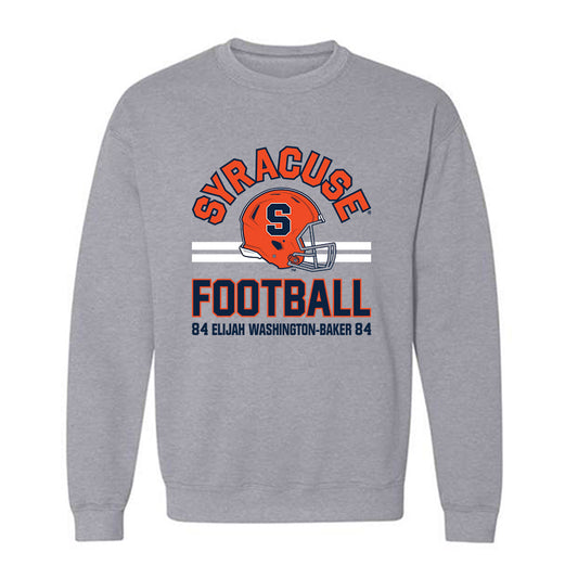 Syracuse - NCAA Football : Elijah Washington-Baker - Sport Shersey Crewneck Sweatshirt-0