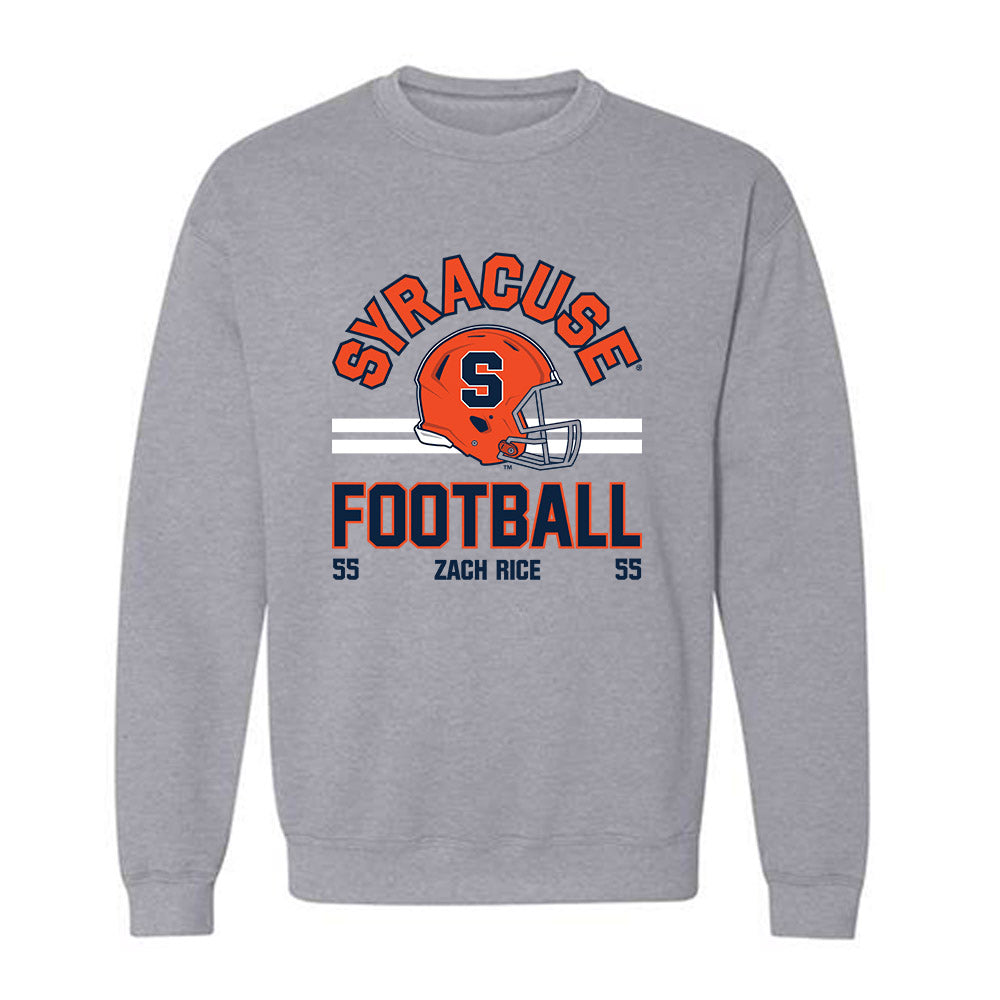 Syracuse - NCAA Football : Zach Rice - Sport Shersey Crewneck Sweatshirt-0