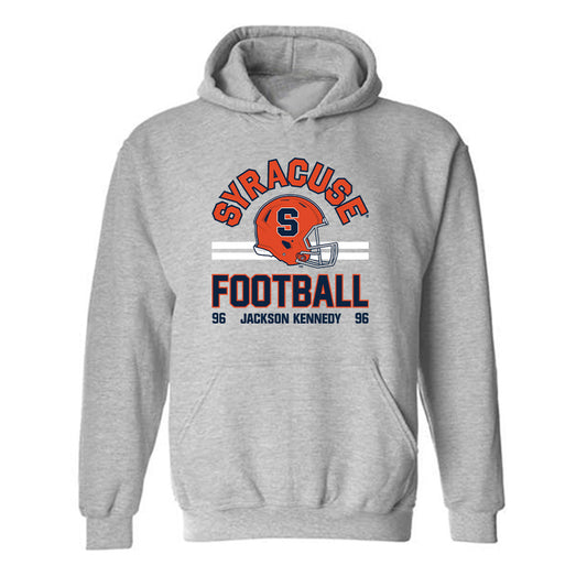 Syracuse - NCAA Football : Jackson Kennedy - Classic Fashion Shersey Hooded Sweatshirt