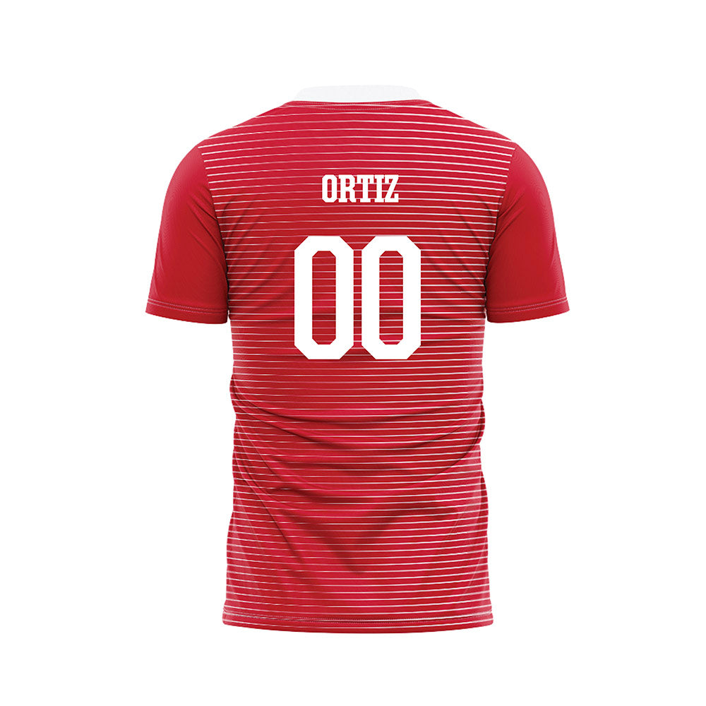 Houston - NCAA Women's Soccer : Nadia Ortiz - Red Soccer Jersey-1