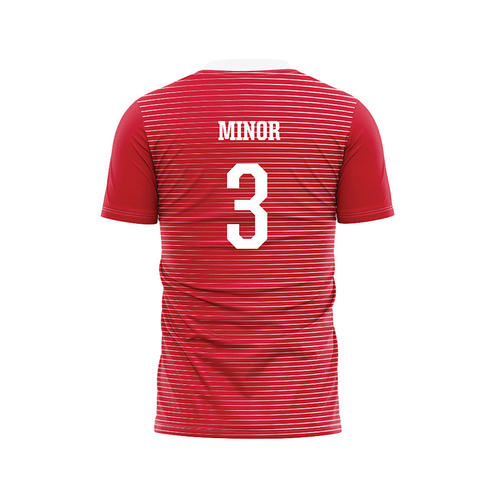 Houston - NCAA Women's Soccer : Samira Minor - Red Soccer Jersey-1