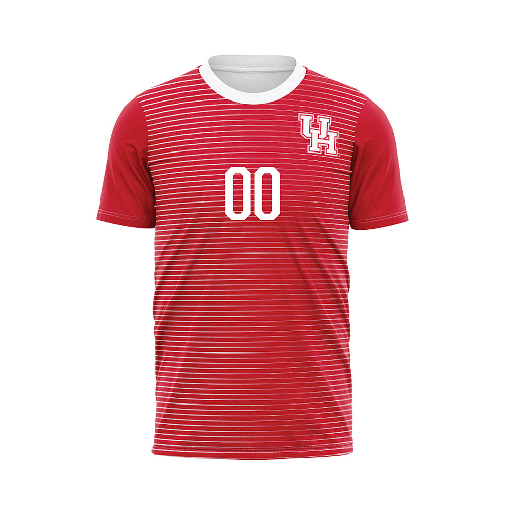 Houston - NCAA Women's Soccer : Nadia Ortiz - Red Soccer Jersey-0