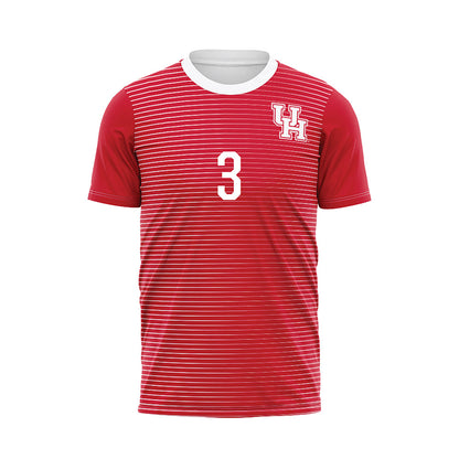 Houston - NCAA Women's Soccer : Samira Minor - Red Soccer Jersey-0