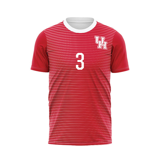 Houston - NCAA Women's Soccer : Samira Minor - Red Soccer Jersey-0