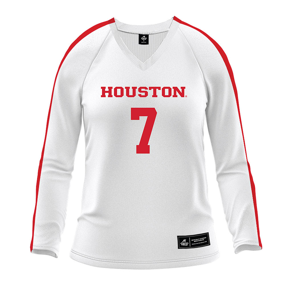 Houston - NCAA Women's Volleyball : Olivia Klimis - White Volleyball Jersey-0