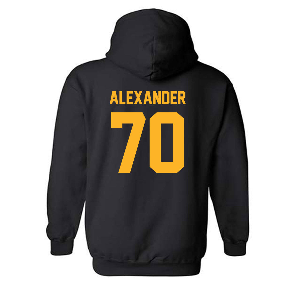 Towson - NCAA Football : T'Khi Alexander - Classic Shersey Hooded Sweatshirt-1