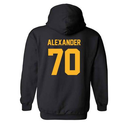 Towson - NCAA Football : T'Khi Alexander - Classic Shersey Hooded Sweatshirt-1