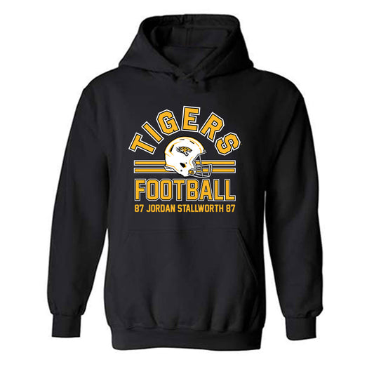Towson - NCAA Football : Jordan Stallworth - Classic Fashion Shersey Hooded Sweatshirt-0