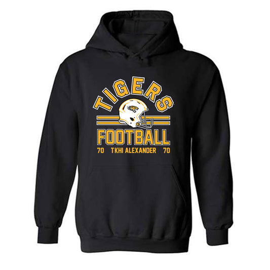 Towson - NCAA Football : T'Khi Alexander - Classic Fashion Shersey Hooded Sweatshirt-0