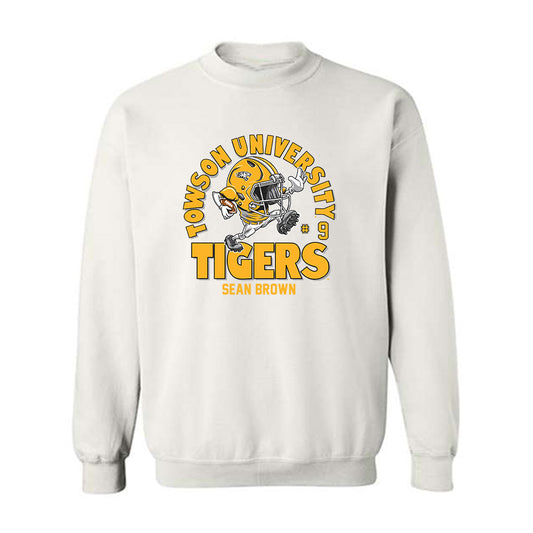 Towson - NCAA Football : Sean Brown - Fashion Shersey Crewneck Sweatshirt