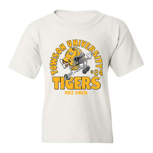 Towson - NCAA Football : Mike Swain - Fashion Shersey Youth T-Shirt