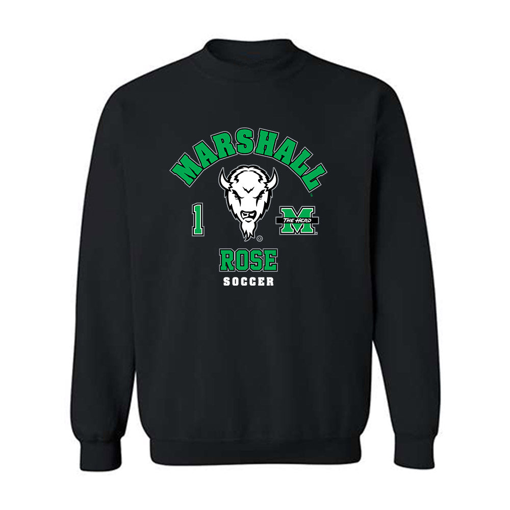 Marshall - NCAA Men's Soccer : Dan Rose - Fashion Shersey Crewneck Sweatshirt-0