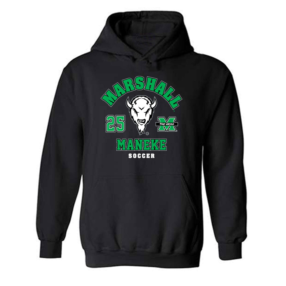 Marshall - NCAA Men's Soccer : Max Maneke - Fashion Shersey Hooded Sweatshirt